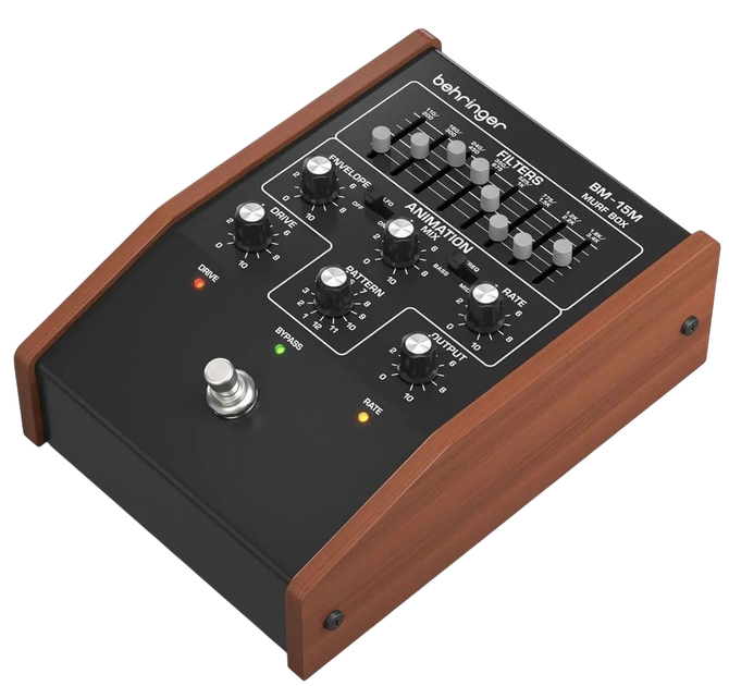 Педаль эффектов Behringer BM-15M — резонансный фильтр (4033653000536) - Фото 2 Педаль эффектов Behringer BM-15M — резонансный фильтр (4033653000536) - изображение 2