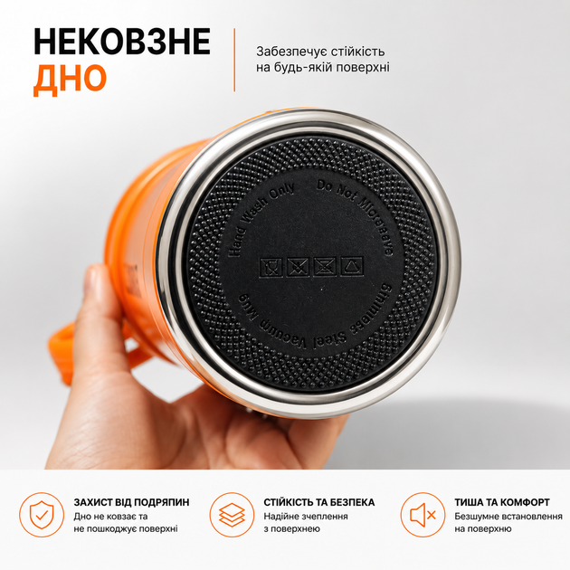 Термокружка с трубочкой и ручкой 1 л (1000 мл) из нержавеющей стали 316 — вакуумная термобутылка для авто, спорта и путешествий - Фото 6 Термокружка с трубочкой и ручкой 1 л (1000 мл) из нержавеющей стали 316 — вакуумная термобутылка для авто, спорта и путешествий - изображение 6