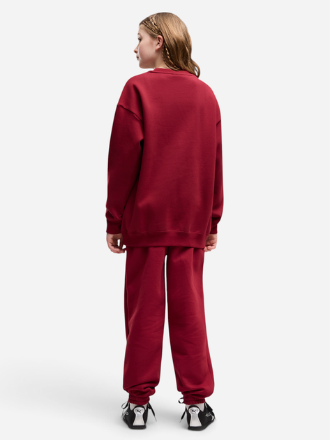 Детский теплый спортивный костюм (свитшот + штаны) для девочки Puma 68972723 122-128 см Garnet Glow (4070033459218) - изображение 2