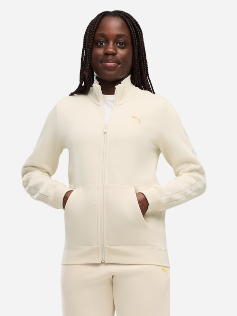 Дитячий спортивний костюм (толстовка + штани) для дівчинки Puma Essentials Tape 69542087 122-128 см Alpine Snow (4070033461600) - Фото 3 Дитячий спортивний костюм (толстовка + штани) для дівчинки Puma Essentials Tape 69542087 122-128 см Alpine Snow (4070033461600) - зображення 3