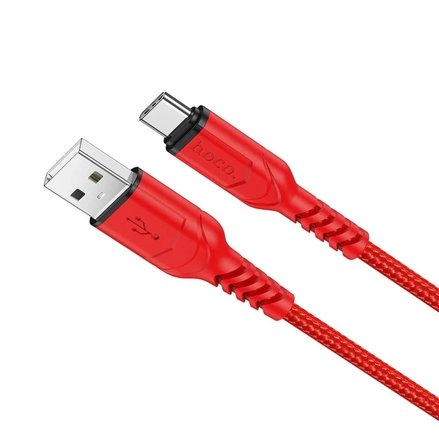 Кабель Hoco X59 USB A к USB C 3A 1 м Red (6931474744937) - Фото 1 Кабель Hoco X59 USB A к USB C 3A 1 м Red (6931474744937) - изображение 1