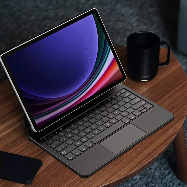 Чехол DUX DUCIS Keyboard MK Series с клавиатурой Bluetooth для Samsung Galaxy Tab S9+ / S8+ / S7+ Black (6971824159493) - Фото 4 Чехол DUX DUCIS Keyboard MK Series с клавиатурой Bluetooth для Samsung Galaxy Tab S9+ / S8+ / S7+ Black (6971824159493) - изображение 4