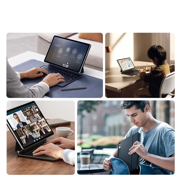 Чехол DUX DUCIS Keyboard MK Series с клавиатурой Bluetooth для Samsung Galaxy Tab S9+ / S8+ / S7+ Black (6971824159493) - Фото 6 Чехол DUX DUCIS Keyboard MK Series с клавиатурой Bluetooth для Samsung Galaxy Tab S9+ / S8+ / S7+ Black (6971824159493) - изображение 6