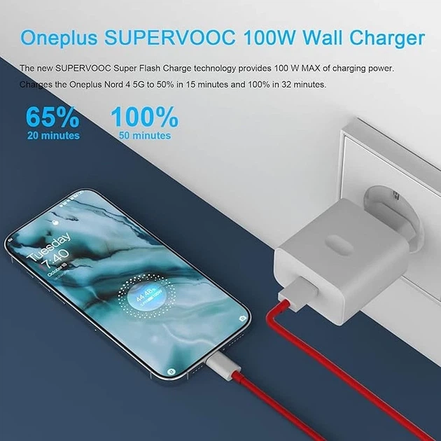 Зарядное устройство OnePlus Power Charger 100W White (5903396427916) - изображение 8
