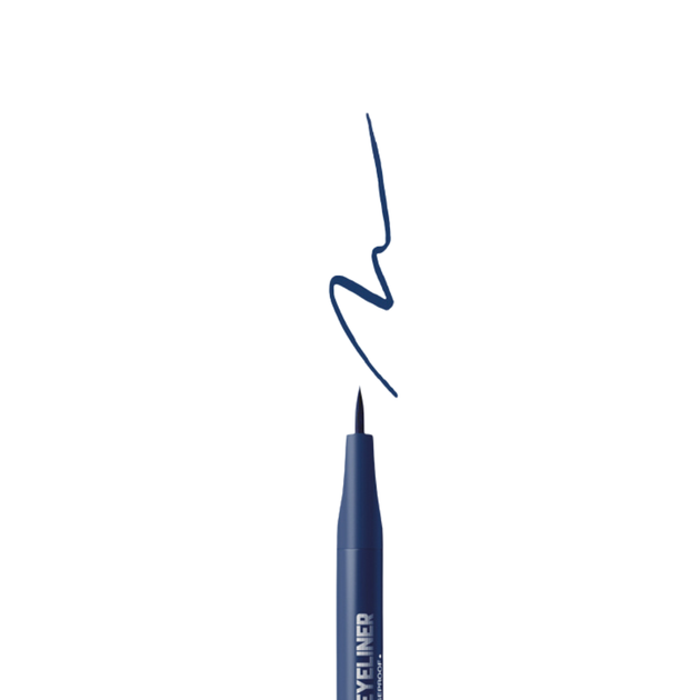 Рідка підводка-фломастер для очей TopFace Pro Ink (PT619), 03 Nautical Blue Синя - зображення 2