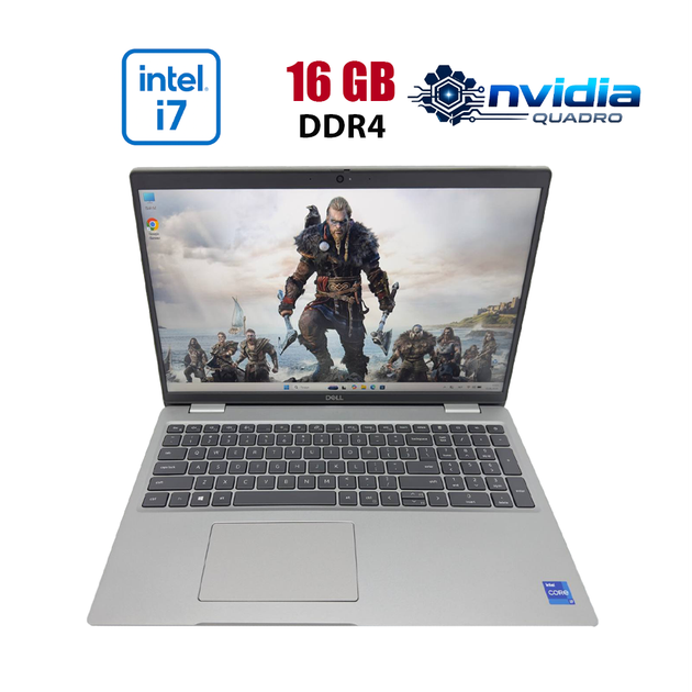 Мобильная рабочая станция Dell Precision 3561 / 15.6" (1920x1080) IPS / Intel Core i7-11850H (8 (16) ядра по 2.5 - 4.8 GHz) / 16 GB DDR4 / 512 GB SSD / nVidia Quadro T600, 4 GB GDDR6, 128-bit / WebCam б/у - Фото 1 Мобильная рабочая станция Dell Precision 3561 / 15.6" (1920x1080) IPS / Intel Core i7-11850H (8 (16) ядра по 2.5 - 4.8 GHz) / 16 GB DDR4 / 512 GB SSD / nVidia Quadro T600, 4 GB GDDR6, 128-bit / WebCam б/у - изображение 1