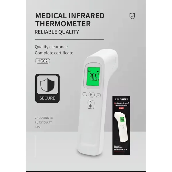 Медицинский Инфракрасный Бесконтактный Термометр Calsikon (HG02) / Reliable Quality - изображение 2