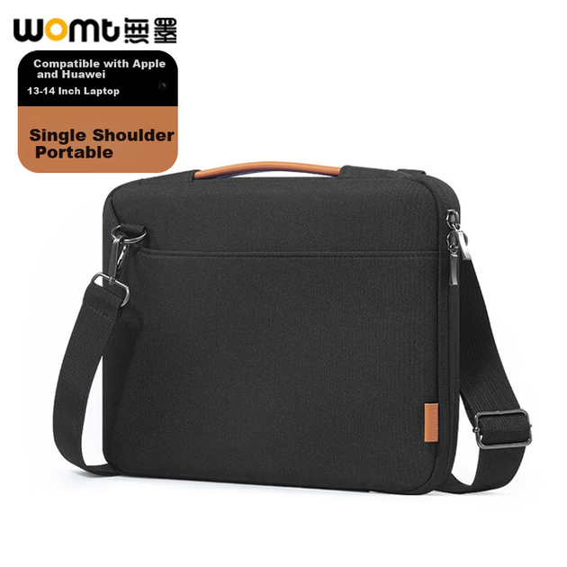 Чохол для ноутбука WOMT 13-14 дюймів з ручкою, для MacBook Air/Pro, Huawei MateBook 14S та Lenovo Xiaoxin - зображення 4