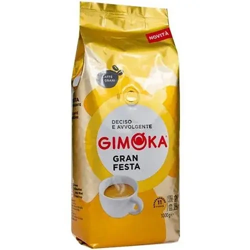 Кава в зернах Gimoka Gran Festa 1кг - Фото 1 Кава в зернах Gimoka Gran Festa 1кг - зображення 1