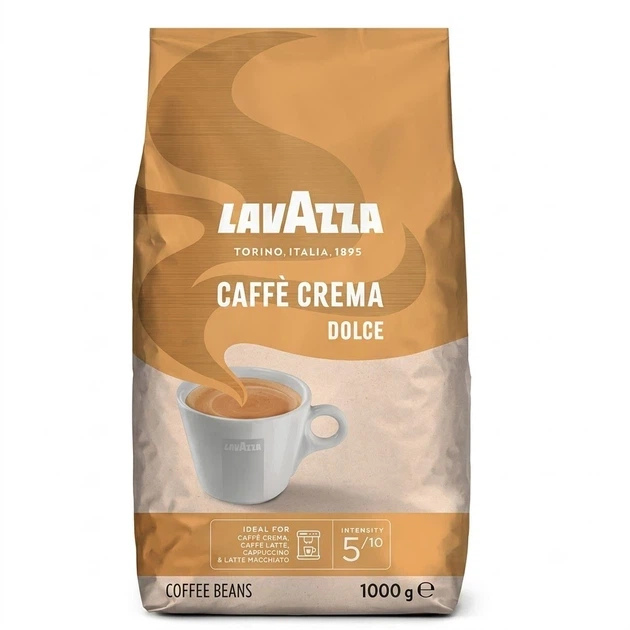 Кава в зернах Lavazza Caffe Crema Dolce 1кг - Фото 1 Кава в зернах Lavazza Caffe Crema Dolce 1кг - изображение 1