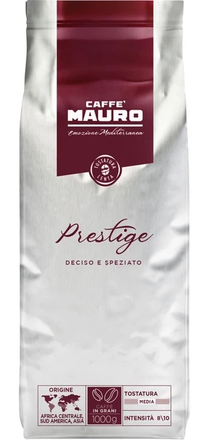 Кава в зернах Caffe Mauro Prestige 1 кг - Фото 1 Кава в зернах Caffe Mauro Prestige 1 кг - зображення 1
