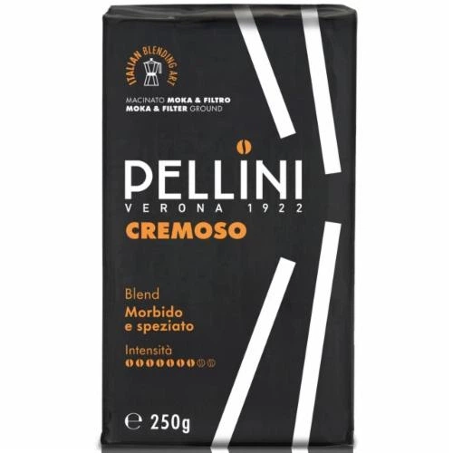 Кава мелена Pellini Cremoso (250 г), - Фото 1 Кава мелена Pellini Cremoso (250 г), - изображение 1