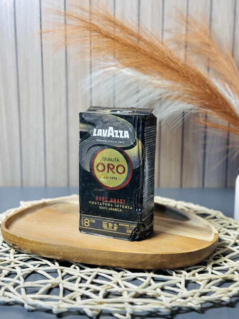 Кава мелена Lavazza Qualità Oro Dark Roast (мелена, 250 г) - Фото 2 Кава мелена Lavazza Qualità Oro Dark Roast (мелена, 250 г) - зображення 2