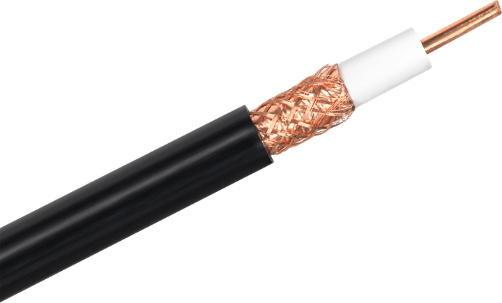 Kabel koncentryczny Cabletech H1000 100 m Czarny (KAB0040) - obraz 2
