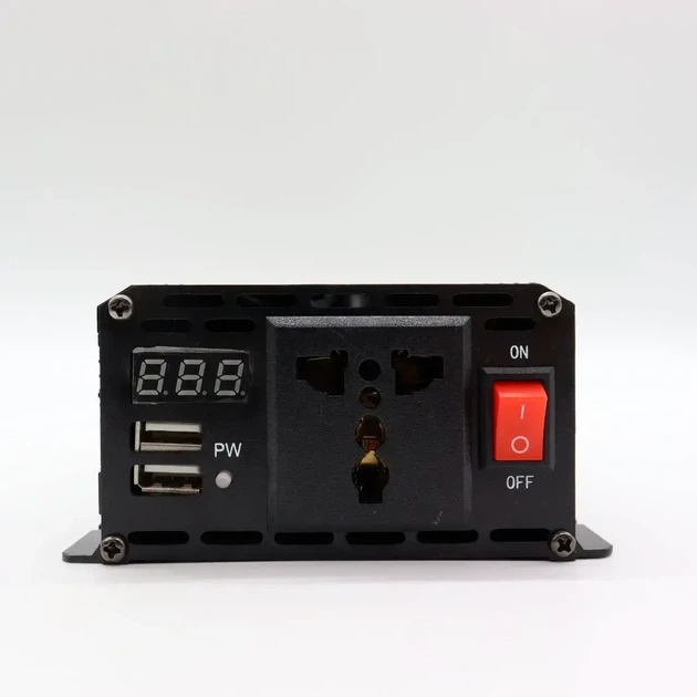 Перетворювач UKC Power Inverter NFA 2000W 12V-220V чиста синусоїда - зображення 2
