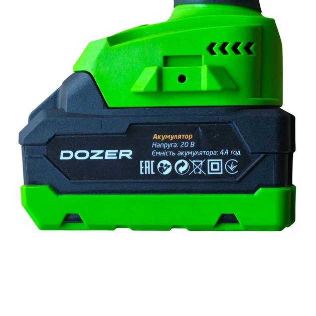 Аккумуляторный гайковерт DOZER M20 550 Нм 20 В бесщеточный ударный 1/2" кейс 1 АКБ - Фото 5 Аккумуляторный гайковерт DOZER M20 550 Нм 20 В бесщеточный ударный 1/2" кейс 1 АКБ - изображение 5