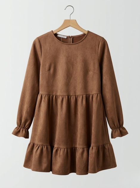 Платье для девочки подростка 146 Бежевый STREET FASHION (752917-146) - изображение 2