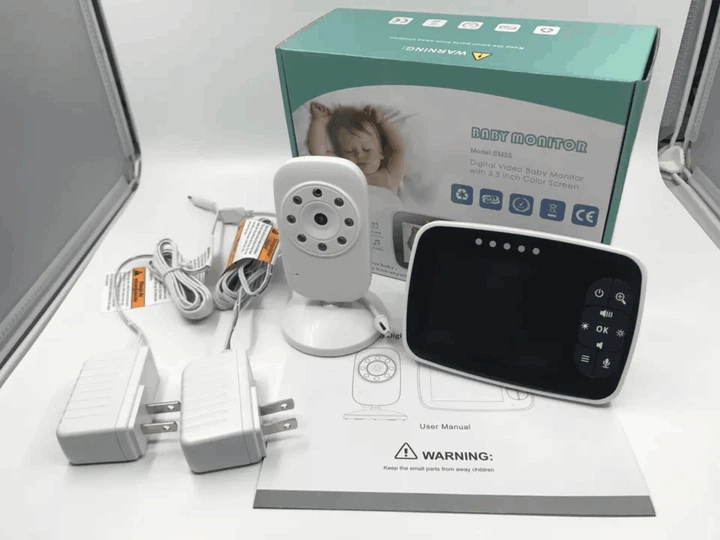 Видеоняня Baby Monitor SM-35 беспроводная с монитором 3.5 дюйма - изображение 9