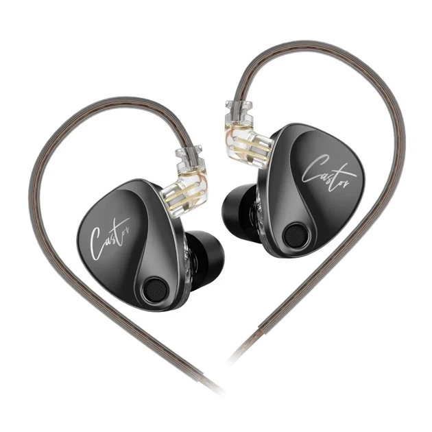 KZ Castor Bass (No Micro, Tuning Switches) – In-Ear Monitor навушники з подвійними драйверами та тумблерами налаштування для Hi-Fi звуку з глибоким басом - изображение 2