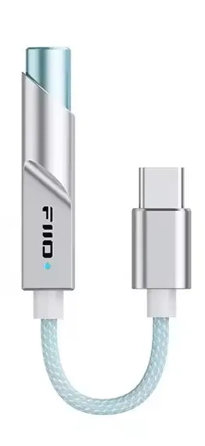 Портативний ЦАП FiiO KA11 Type-c Silver – ЦАП та підсилювач для навушників із кристально чистим Hi-Res звуком - зображення 2
