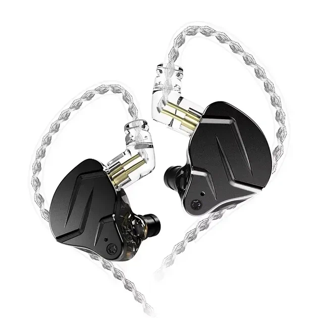 KZ ZSN PRO X (Black, without Mic) – Гібридні навушники 1DD+1BA з потужним звучанням - изображение 3