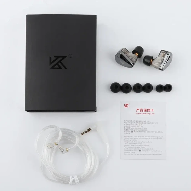 KZ AS10 PRO (with micro) — професійні арматурні навушники з 10 BA-драйверами Hi-Res IEM - изображение 11