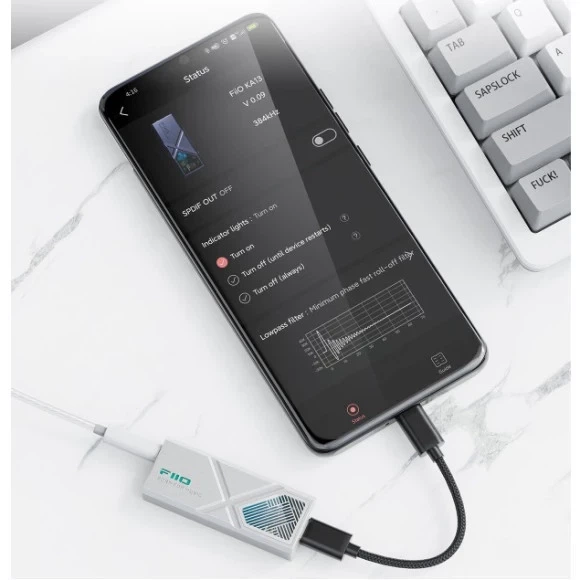 FiiO KA13 Silver – Портативний Hi-Res ЦАП/Підсилювач з Подвійним CS43131 та Потужністю 550 мВт - Фото 7 FiiO KA13 Silver – Портативний Hi-Res ЦАП/Підсилювач з Подвійним CS43131 та Потужністю 550 мВт - зображення 7