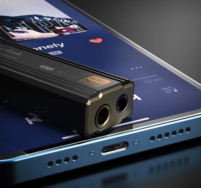 FiiO KA3 - Портативний ЦАП з Підсилювачем (ESS ES9038Q2M, 3.5 мм + 4.4 мм балансний вихід, DSD512/32bit 768kHz) - изображение 6