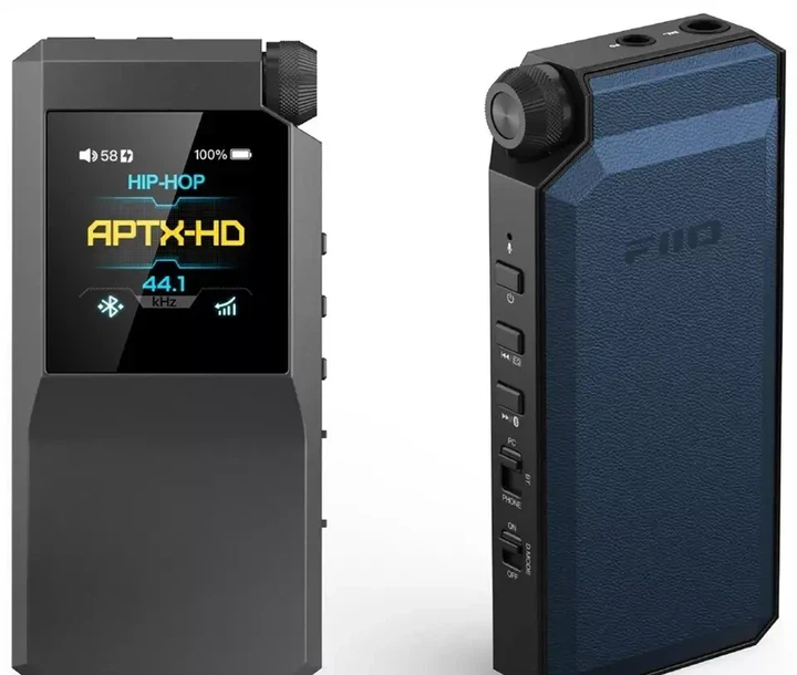 Портативный ЦАП усилитель FiiO BTR17 Bluetooth 5.4 Hi-Res аудио с выходной мощностью 650 мВт поддержкой 32-бит 768 кГц DSD512 MQA и дисплеем 1.3 дюйма для наушников с балансным выходом 4.4 мм и 3.5 мм настольный режим Черный - изображение 4