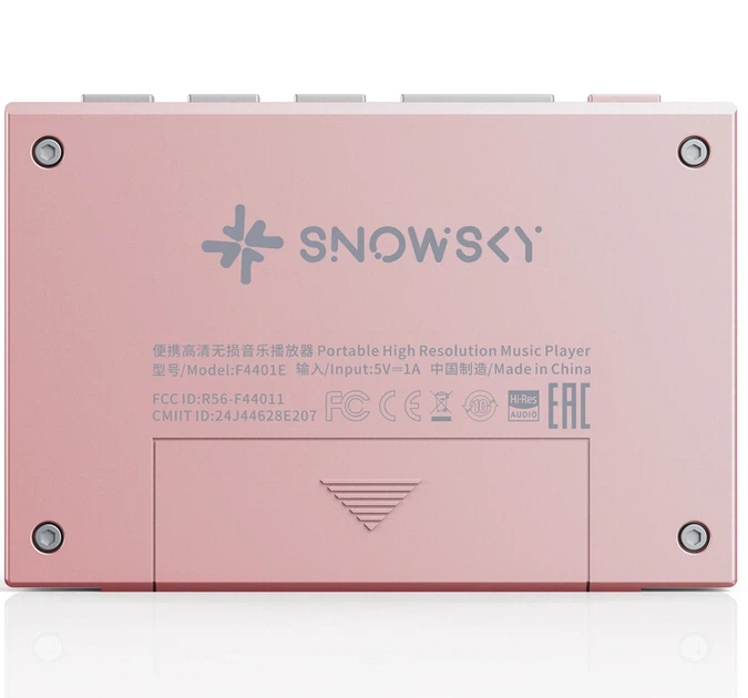 Аудіоплеєр Fiio SnowSky Echo Mini – Hi-Fi: Ретро-Шик, Подвійний CS43131 та Bluetooth 5.3 Pink - зображення 4