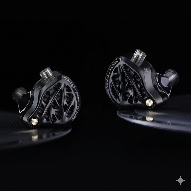 Навушники KZ Vibe X DSP (type-c, з мікрофоном) – In-Ear Monitor з вібро драйвером та подвійним мікрофоном - изображение 12