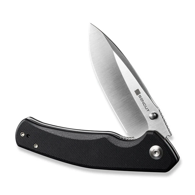 Ніж складаний Sencut Slashkin Linerlock, лезо Plaine Satin D2, руківя Black G10, Китай, S20066-1 - Фото 4 Ніж складаний Sencut Slashkin Linerlock, лезо Plaine Satin D2, руківя Black G10, Китай, S20066-1 - изображение 4