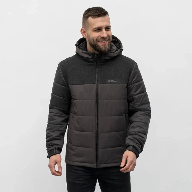 Куртка чоловіча демісезонна великого розміру UF-fashion 109-DVL DV MEN'S 50 графітовий - Фото 1 Куртка чоловіча демісезонна великого розміру UF-fashion 109-DVL DV MEN'S 50 графітовий - зображення 1