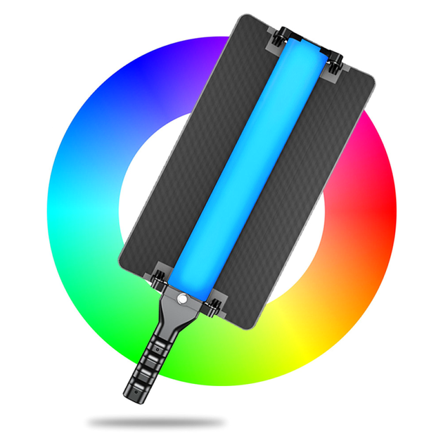 Лампа LED відео Fill Light Stick 1 м RGB з дистанційним пультом і адаптером модель RL-60SL - зображення 3
