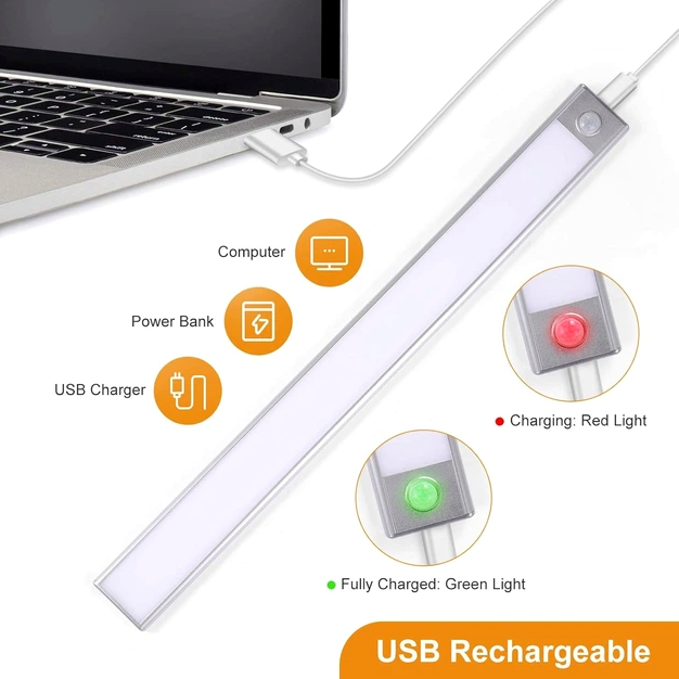 LED лампа 30 см 5 Вт для освещения кабинетов с USB подключением - изображение 9