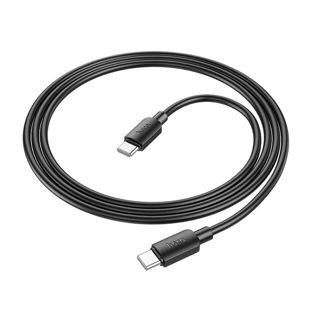 Кабель USB C to C 60 W 1m для заряджання та передавання даних Hoco X96 чорний - Фото 2 Кабель USB C to C 60 W 1m для заряджання та передавання даних Hoco X96 чорний - зображення 2
