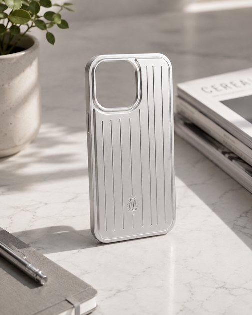 Металлический чехол Rimova для iPhone 13 14 защита камеры стильный Silver - изображение 2