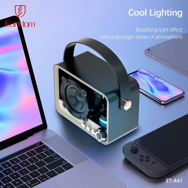 Портативная колонка мощность 5 Вт USB цвет черный Earldom ET-A41 для прослушивания музыки - изображение 5
