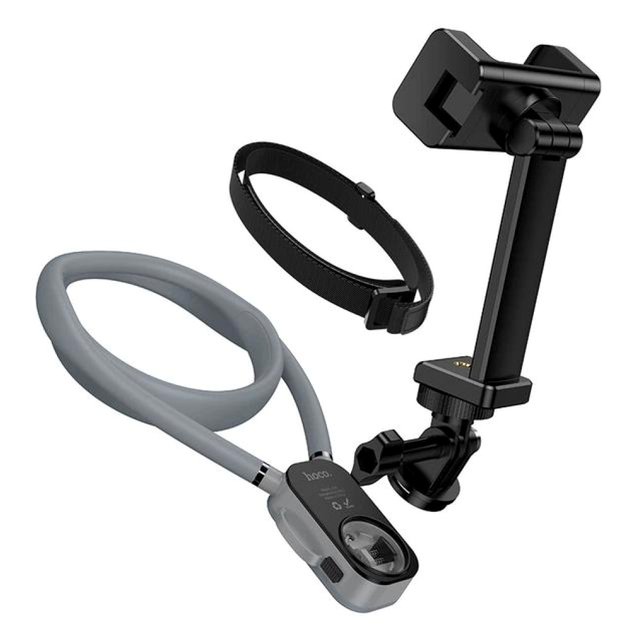 Держатель для телефона на шею Hoco K30 ABS силикон для активного отдыха съемки 4 5 7 дюймов - изображение 3