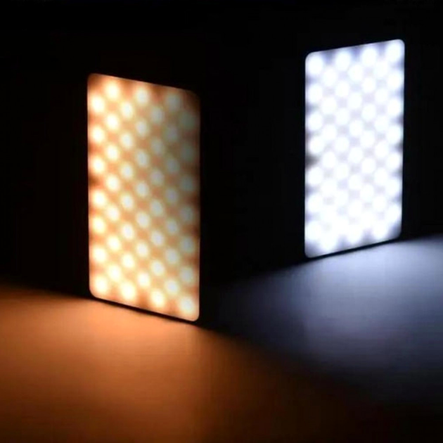 Накамерний відеосвітло LED RGB 8 W 11.5х7х1.5 см 2500K-9000K M16 - зображення 8