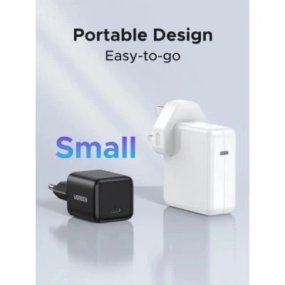 Зарядное устройство Ugreen USB-C PD20W GaN X512 black (55553) - Фото 6 Зарядное устройство Ugreen USB-C PD20W GaN X512 black (55553) - изображение 6
