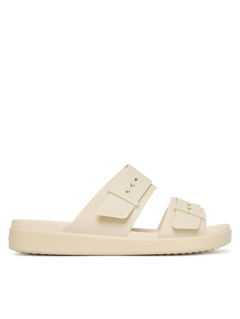 Жіночі крокси сандалі Crocs Brooklyn Buckle Low Cream (39-40, бежевий) - Фото 2 Жіночі крокси сандалі Crocs Brooklyn Buckle Low Cream (39-40, бежевий) - зображення 2