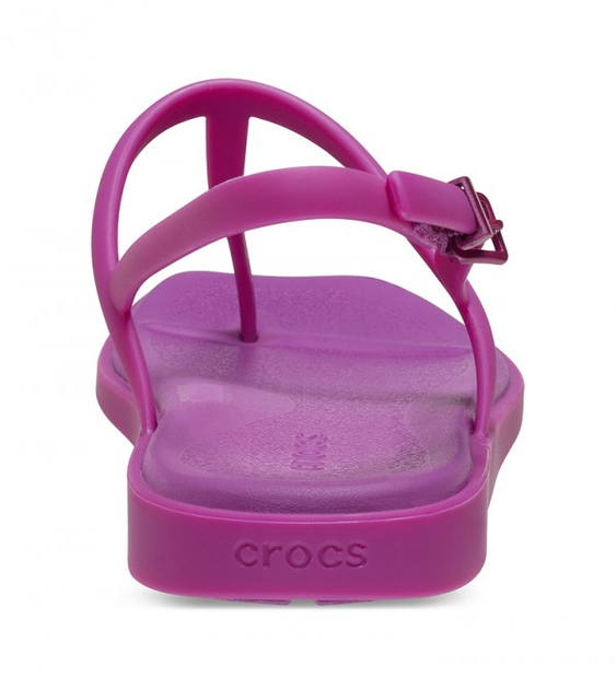 Жіночі сандалі Маямі Crocs Miami Thong Flip Grapeberry (40-41, фіолетовий) - зображення 6