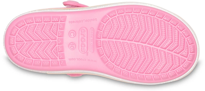 Дитячі крокси сандалії для дівчинки Crocs Crocband Imagination Sandal Pink (22/23, рожевий) - Фото 5 Дитячі крокси сандалії для дівчинки Crocs Crocband Imagination Sandal Pink (22/23, рожевий) - изображение 5