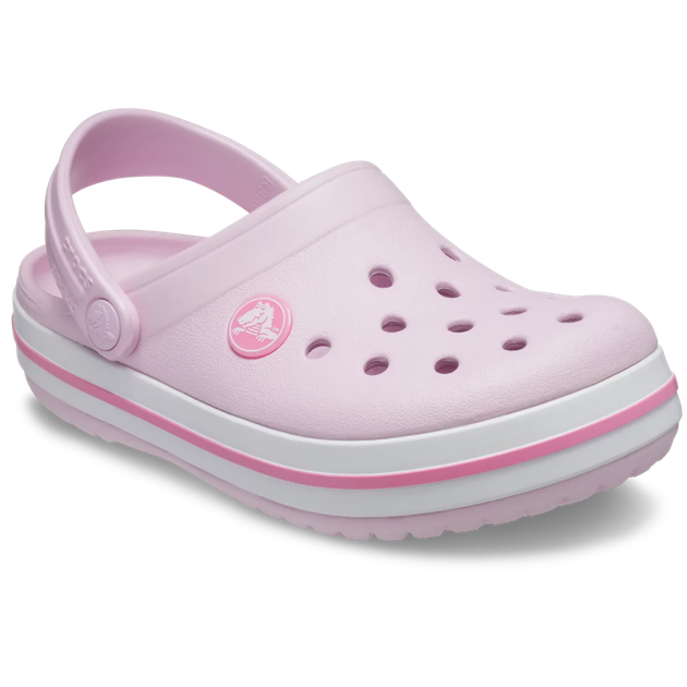 Дитячі крокси для дівчинки Crocs Crocband Clog K Ballerina Pink (32/33, рожевий) - Фото 2 Дитячі крокси для дівчинки Crocs Crocband Clog K Ballerina Pink (32/33, рожевий) - изображение 2