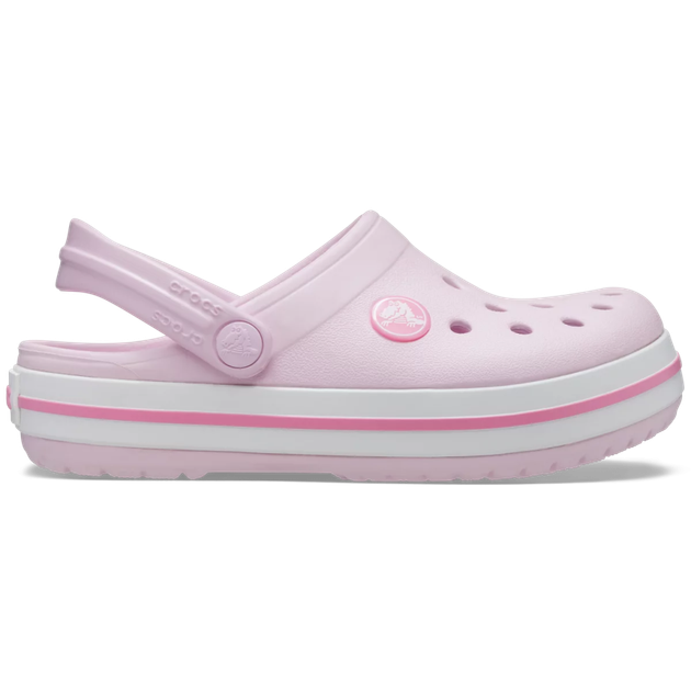 Дитячі крокси для дівчинки Crocs Crocband Clog K Ballerina Pink (32/33, рожевий) - Фото 3 Дитячі крокси для дівчинки Crocs Crocband Clog K Ballerina Pink (32/33, рожевий) - изображение 3