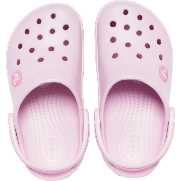 Дитячі крокси для дівчинки Crocs Crocband Clog K Ballerina Pink (32/33, рожевий) - Фото 4 Дитячі крокси для дівчинки Crocs Crocband Clog K Ballerina Pink (32/33, рожевий) - изображение 4