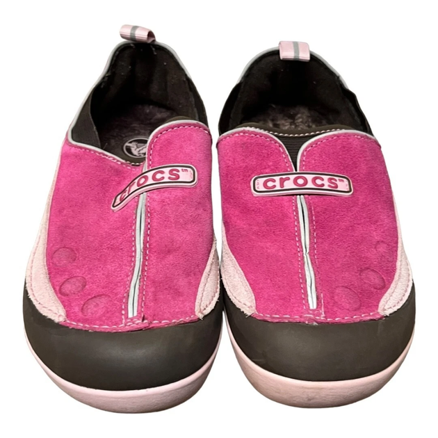 Дитячі крокси сліпони для дівчинки Crocs Kids Dawson Slip-On Pink (32/33, рожевий) - Фото 3 Дитячі крокси сліпони для дівчинки Crocs Kids Dawson Slip-On Pink (32/33, рожевий) - изображение 3