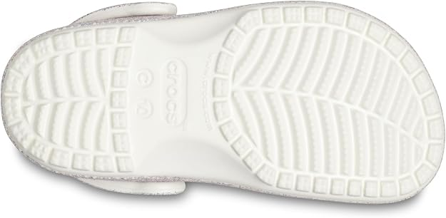Дитячі крокси для дівчинки Crocs Classic Clog Glitter Silver (23/24, сріблястий) - Фото 5 Дитячі крокси для дівчинки Crocs Classic Clog Glitter Silver (23/24, сріблястий) - изображение 5