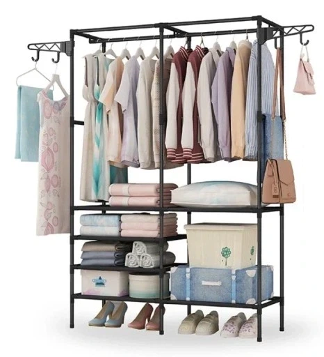 Вешалка для одежды 86/43/173 Simple Coat Rack Double Row / Вешалка с полками - изображение 3